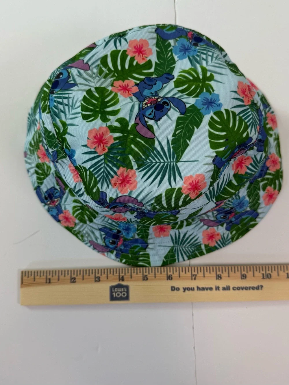 Disney Kids Blue Tropical Stitch Bucket Hat